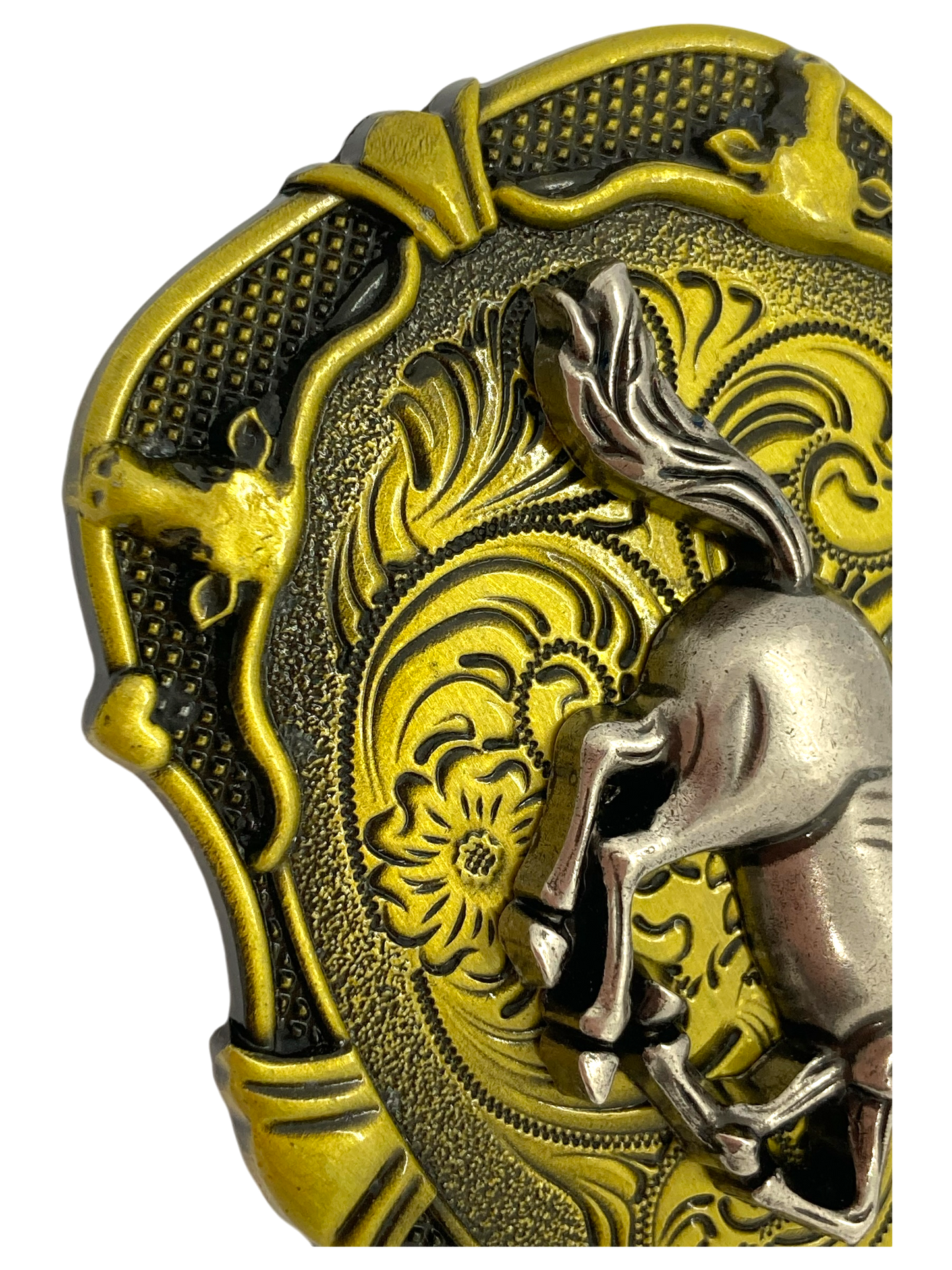 Western Steed Belt Buckle
