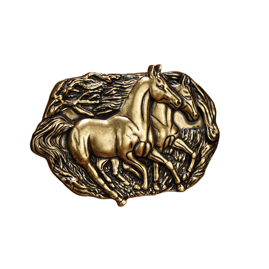 Galloping Freedom Belt Buckle