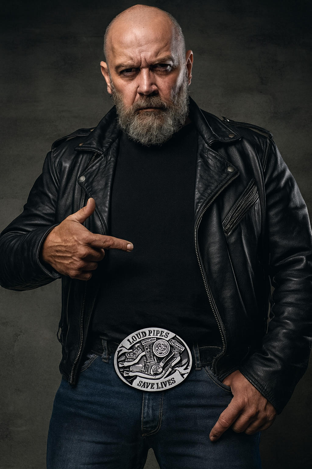 Loud Pipes Save Lives Belt Buckle