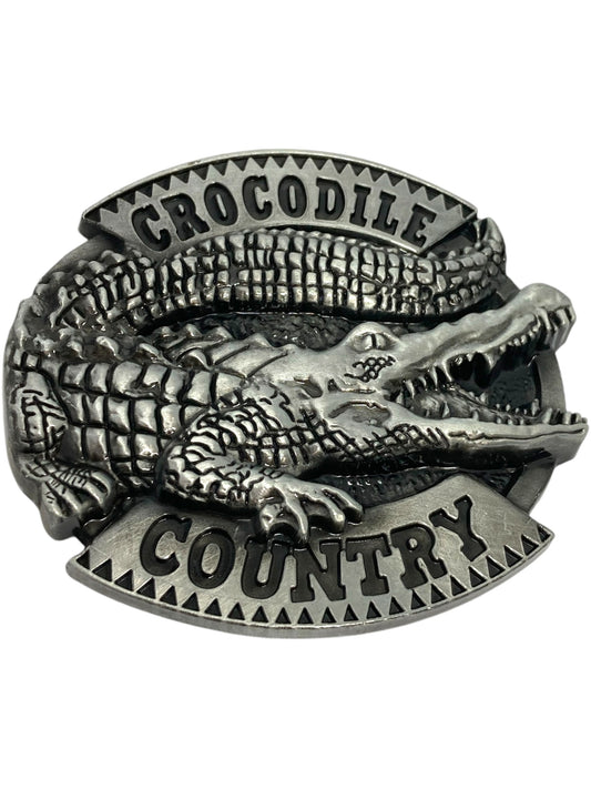 Crocodile Country Belt Buckle