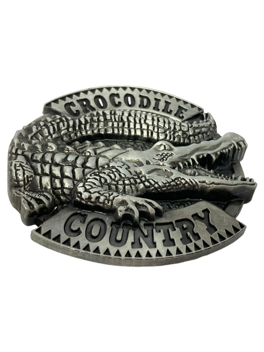 Crocodile Country Belt Buckle