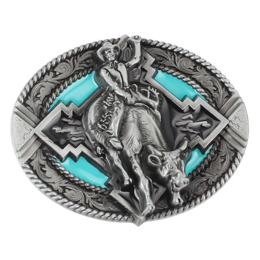 Aztec Cowboy Belt Buckle