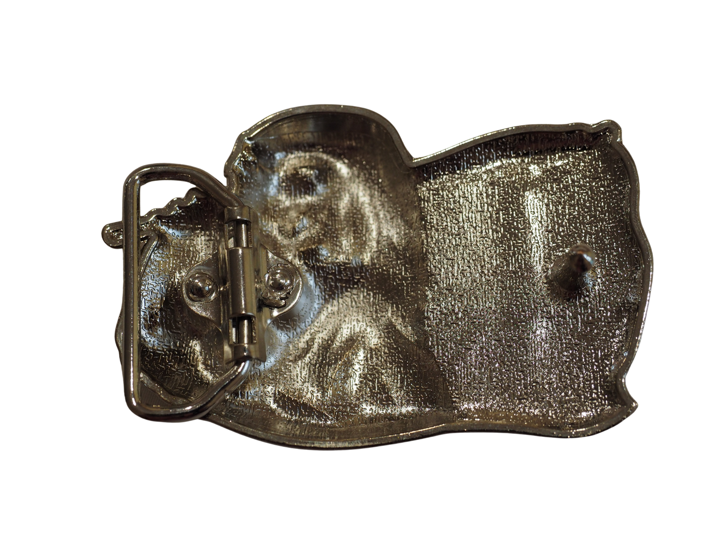 Skeleton Union Jack Flag Belt Buckle