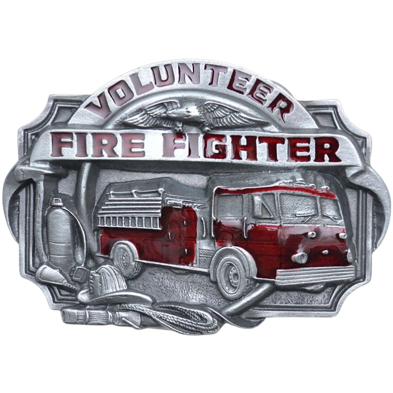 Volunteer Fire Fighter Belt Buckle