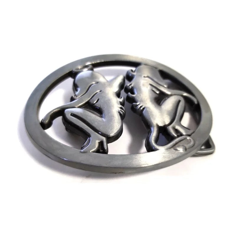 Bad Girls Super Cool Metal Silver Colour Belt Buckle