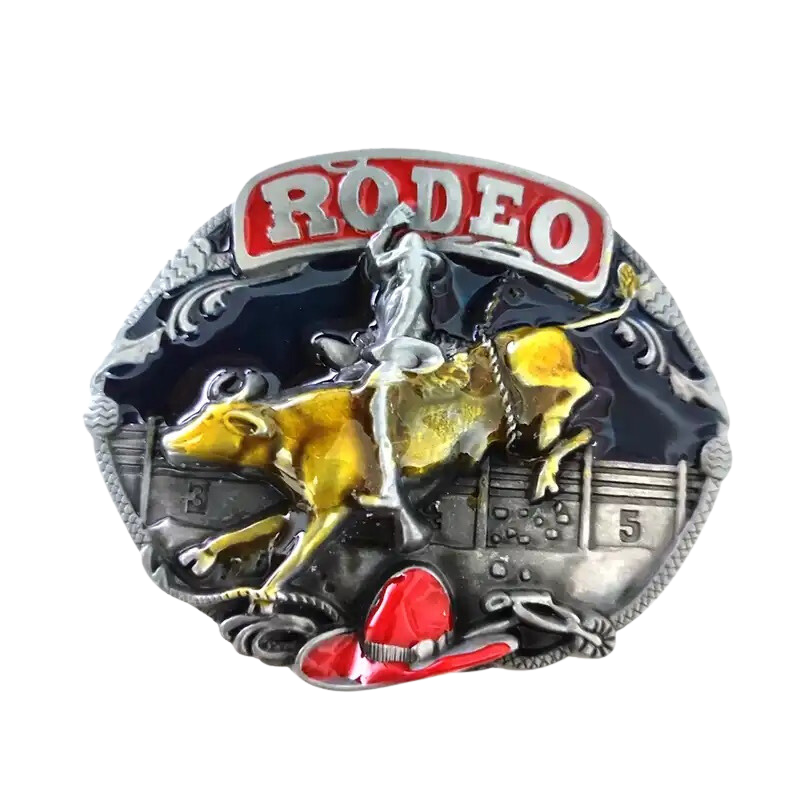 Cowboy Rodeo Belt Buckle – Belt Buckle Warehouse