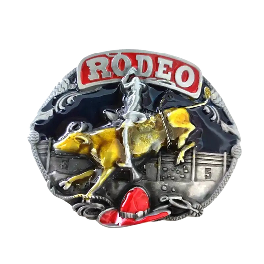 Cowboy Rodeo Belt Buckle