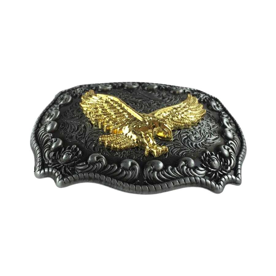 3D Golden Eagle Belt Buckle