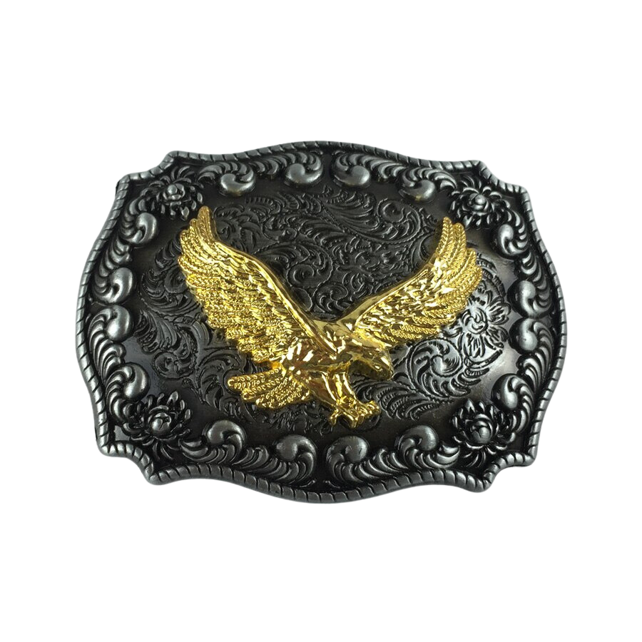 3D Golden Eagle Belt Buckle