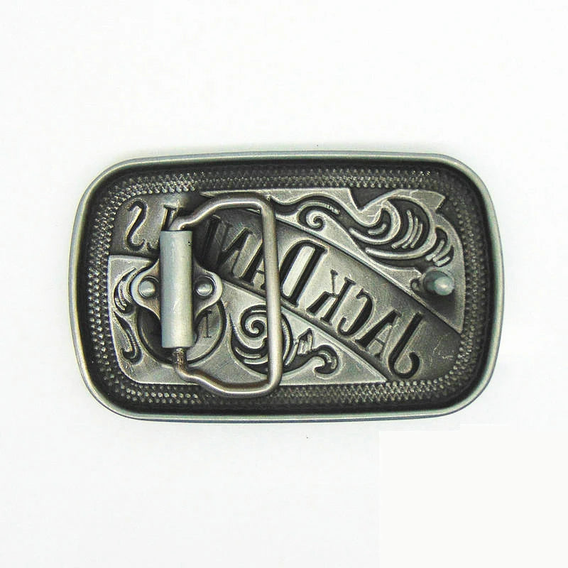 Jack Daniel's Whiskey Style, Pewter Finish Belt Buckle